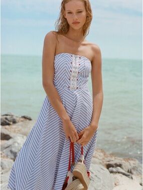 Maeve Strapless A-Line Dress